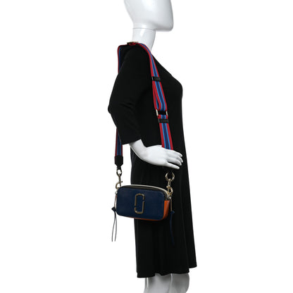 Marc Jacobs Saffiano Small Snapshot Camera Bag Navy Multicolor 3 of 10