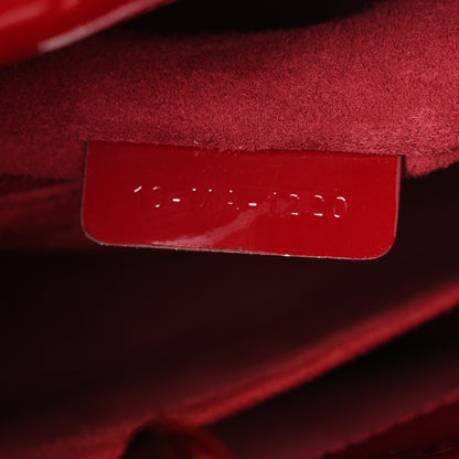 Christian Dior Patent Cannage Small Lady Dior Cherry Red 7 of 10