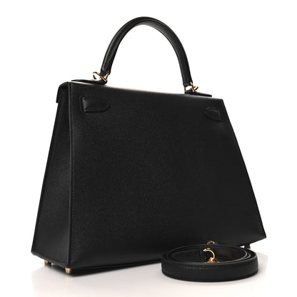 Hermes Epsom Kelly Sellier 28 Black 3 of 11
