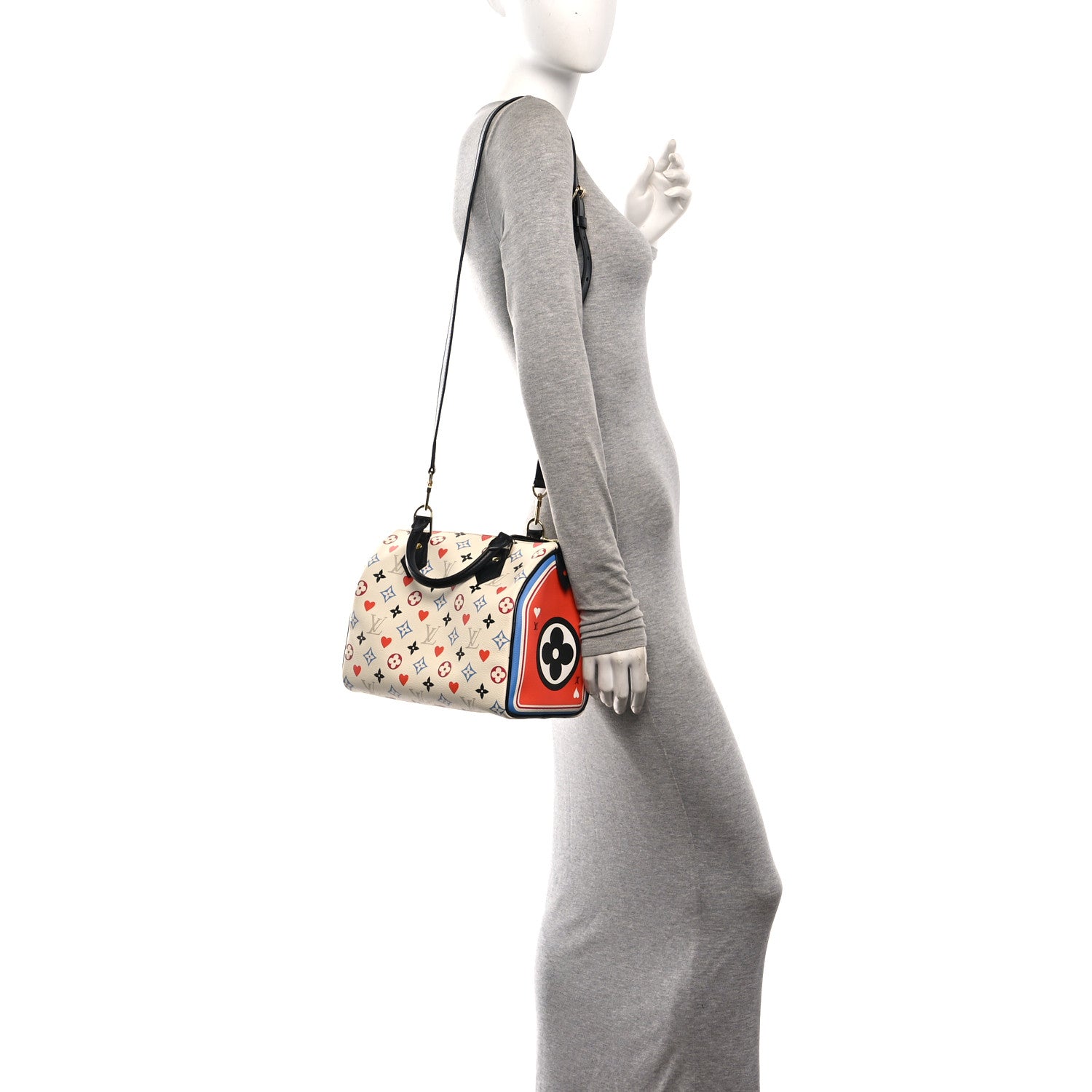 Louis Vuitton Game On Speedy Bandouliere 25 White 3 of 9