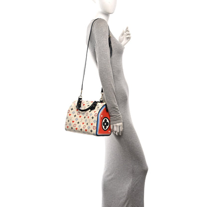 Louis Vuitton Game On Speedy Bandouliere 25 White 3 of 9