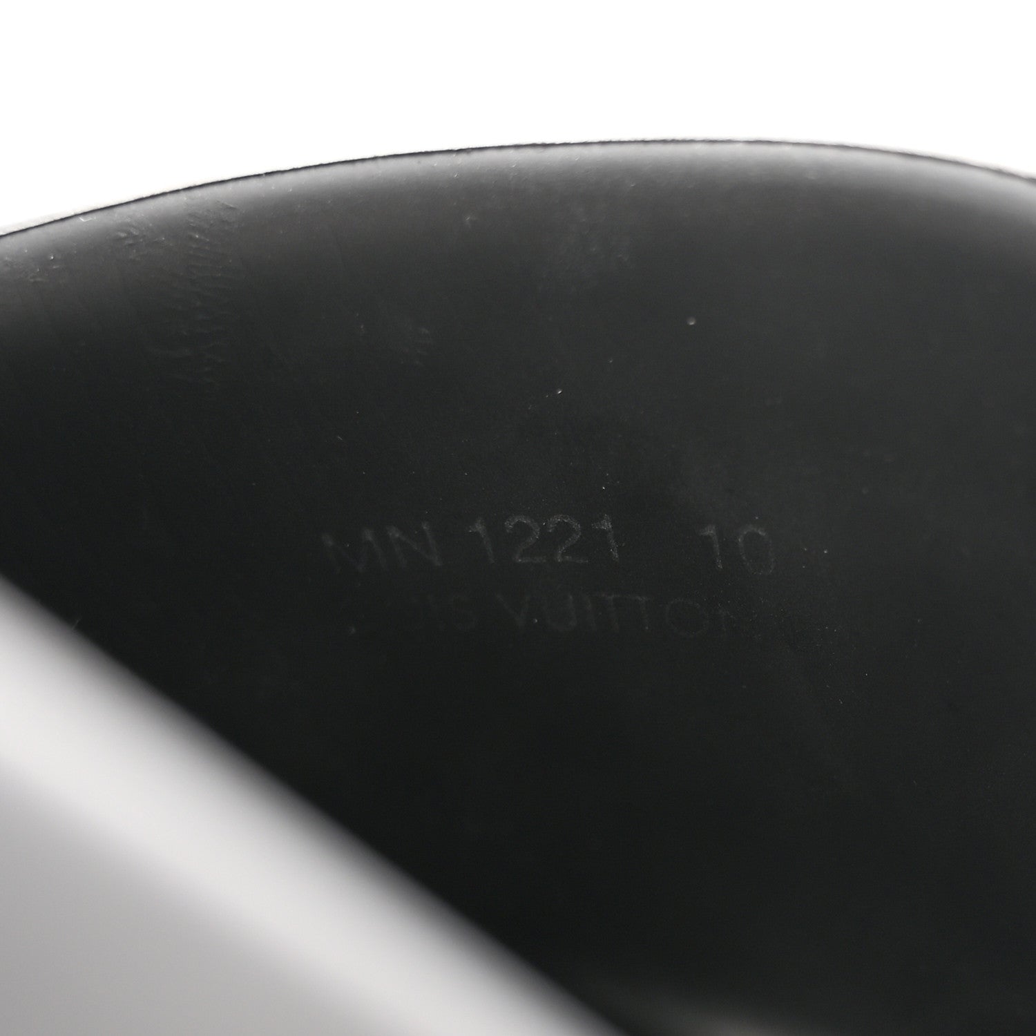 Louis Vuitton Rubber Embossed Monogram Mens Waterfront Mules 10 Black 8 of 10