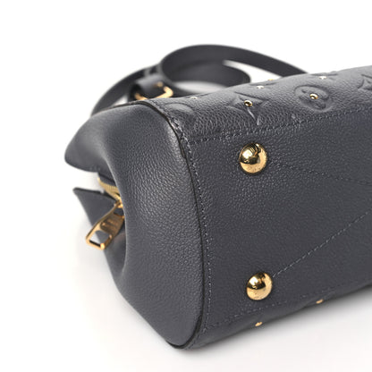 Louis Vuitton Empreinte Studded Montaigne BB Gris Silver 8 of 9