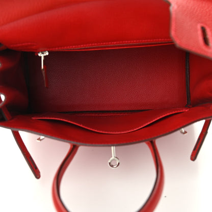 Hermes Togo Birkin 25 Rouge Vif 5 of 12