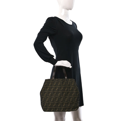 Fendi Zucca Small Tote Tobacco 2 of 13