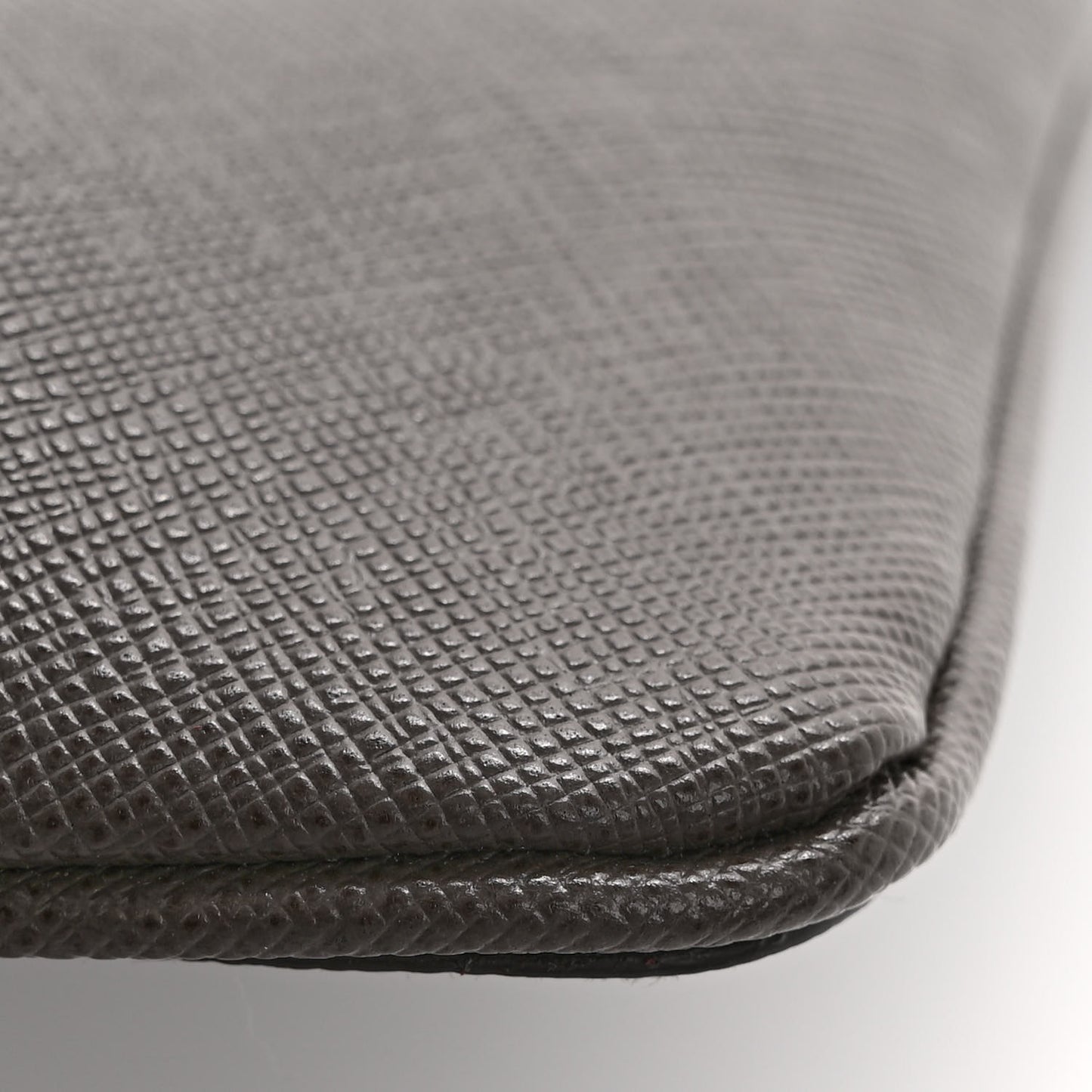 Saffiano Clutch Pouch Grey