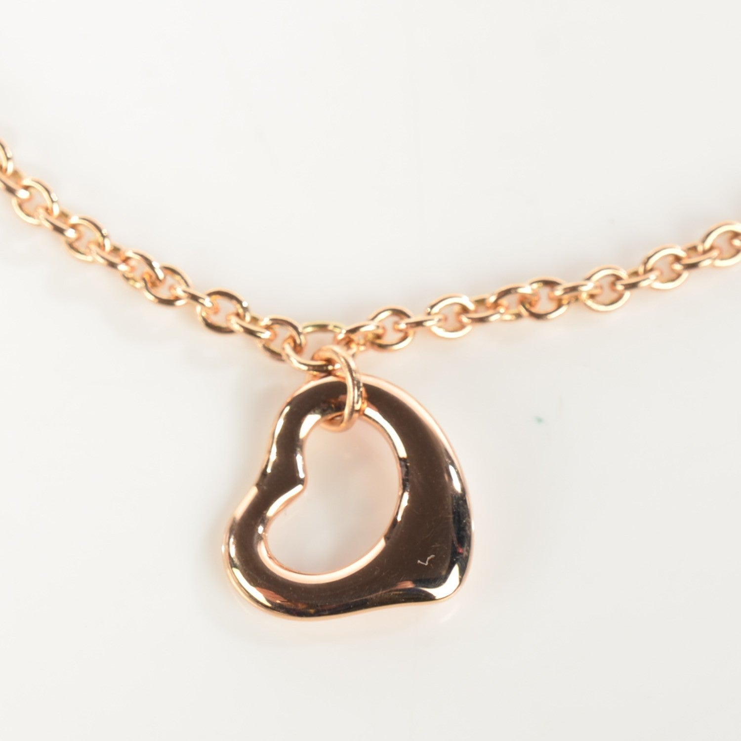 Tiffany 18K Rose Gold Elsa Peretti Open Heart Bracelet 3 of 5
