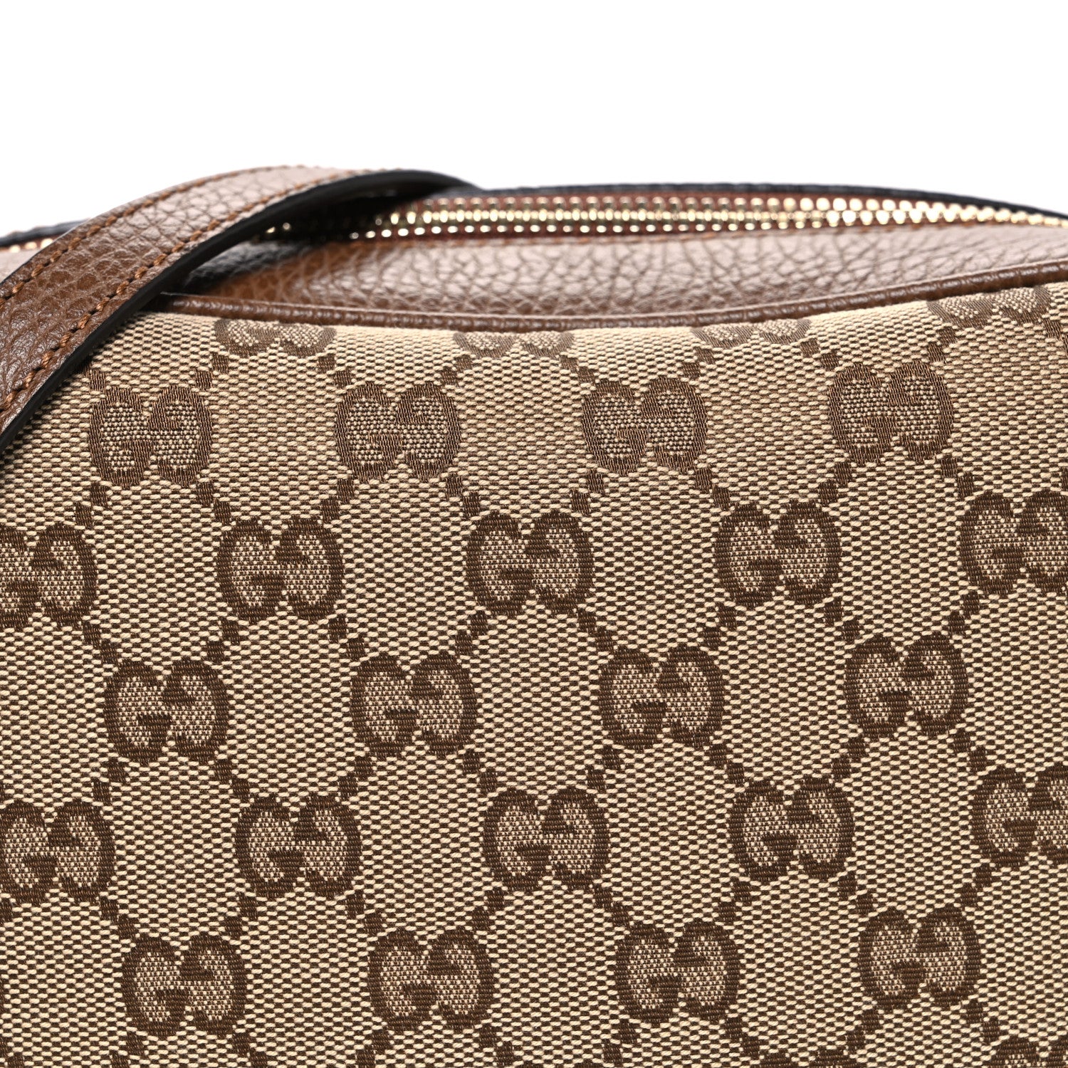 Gucci Monogram Mini Bree Messenger Bag Beige Tabacco 8 of 10