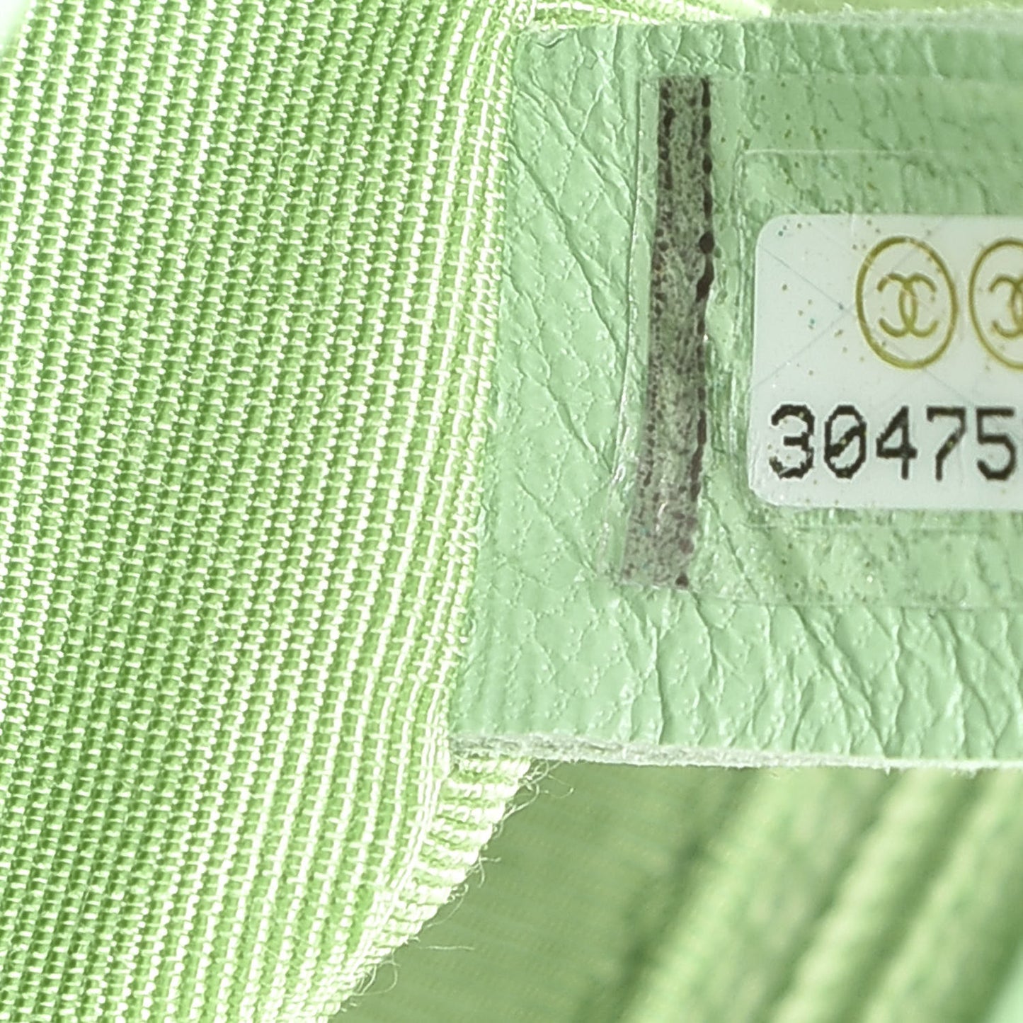 Goatskin Quilted Medium 19 Flap Light Green