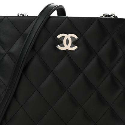 Chanel Lambskin Quilted Crossbody Bag Black 8 of 10