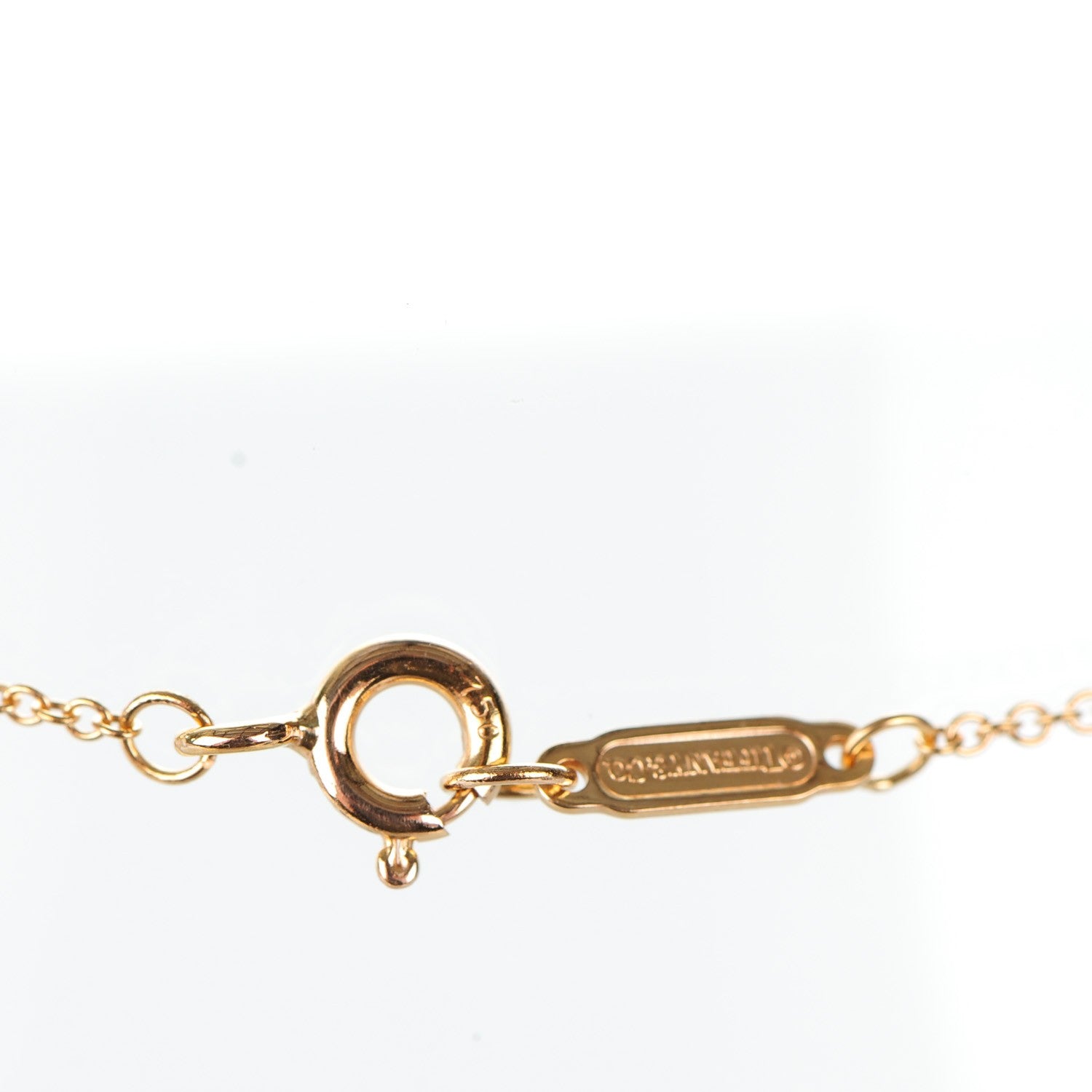 Tiffany 18k Pink Gold Filigree Heart Pendant Necklace 5 of 6