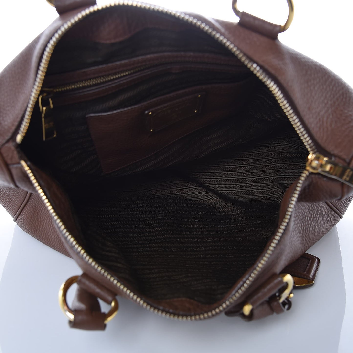 Vitello Daino Shopping Tote Bruciato