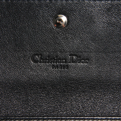 Christian Dior Grained Calfskin Mania Rendez-Vous Chain Wallet Black 6 of 7