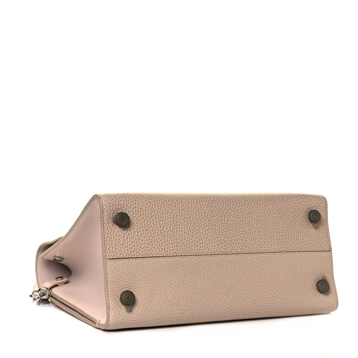 Grained Calfskin Medium Diorever Flap Tapioca