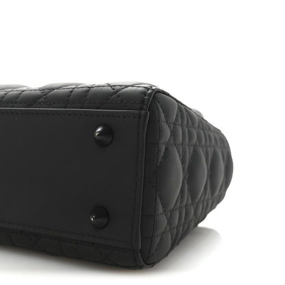 Christian Dior Ultra Matte Calfskin Cannage Small My ABCDior Lady Dior Black 9 of 9