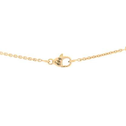 Louis Vuitton 18K Yellow Gold Diamond Idylle Blossom LV Pendant Necklace 4 of 4