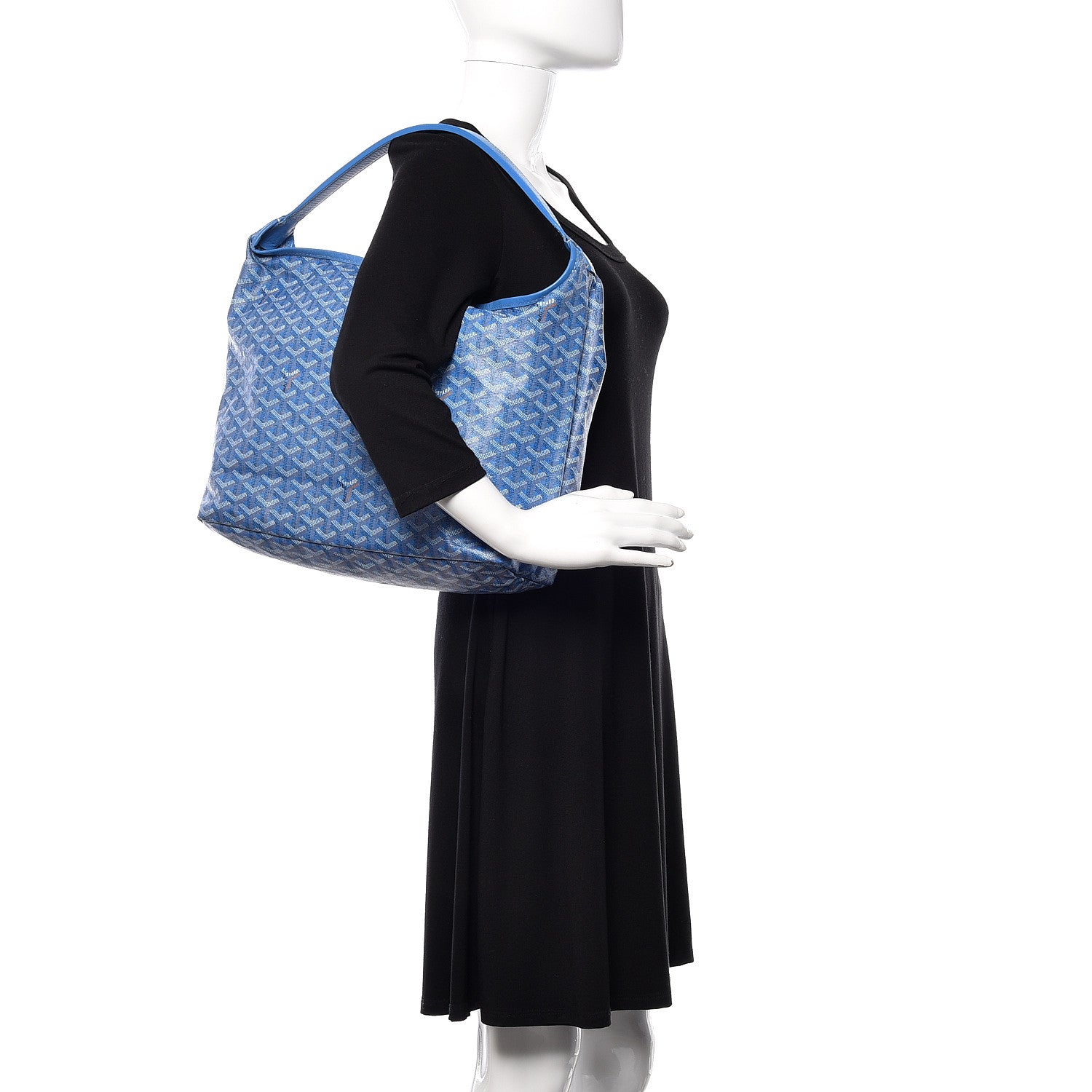 Goyard Goyardine Fidji Zip Hobo Sky Blue 2 of 10