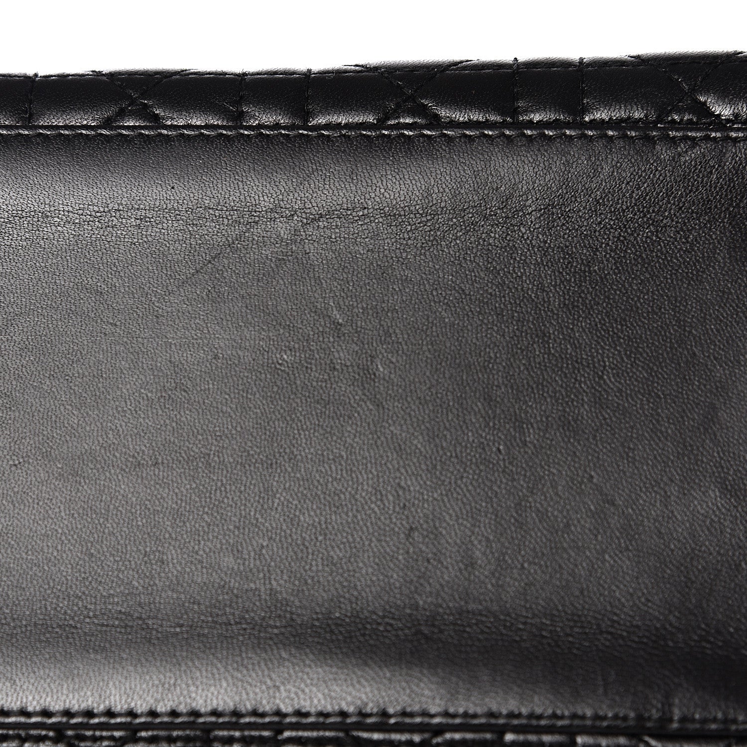 Christian Dior Lambskin Cannage Medium Lady Dior Black 10 of 12