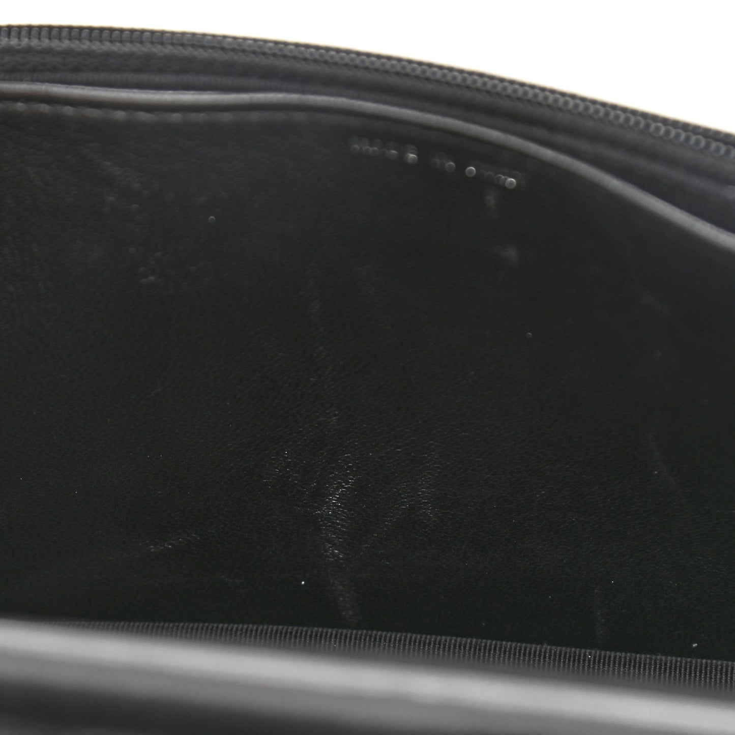 Lambskin Chevron Quilted Wallet On Chain WOC So Black