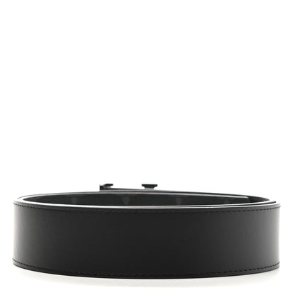 Louis Vuitton Monogram Eclipse Taigarama 40mm LV Initiales Reversible Belt 95 38 Black 4 of 8