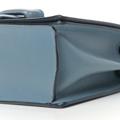 Loewe Calfskin Medium Barcelona Shoulder Bag Stone Blue 9 of 17
