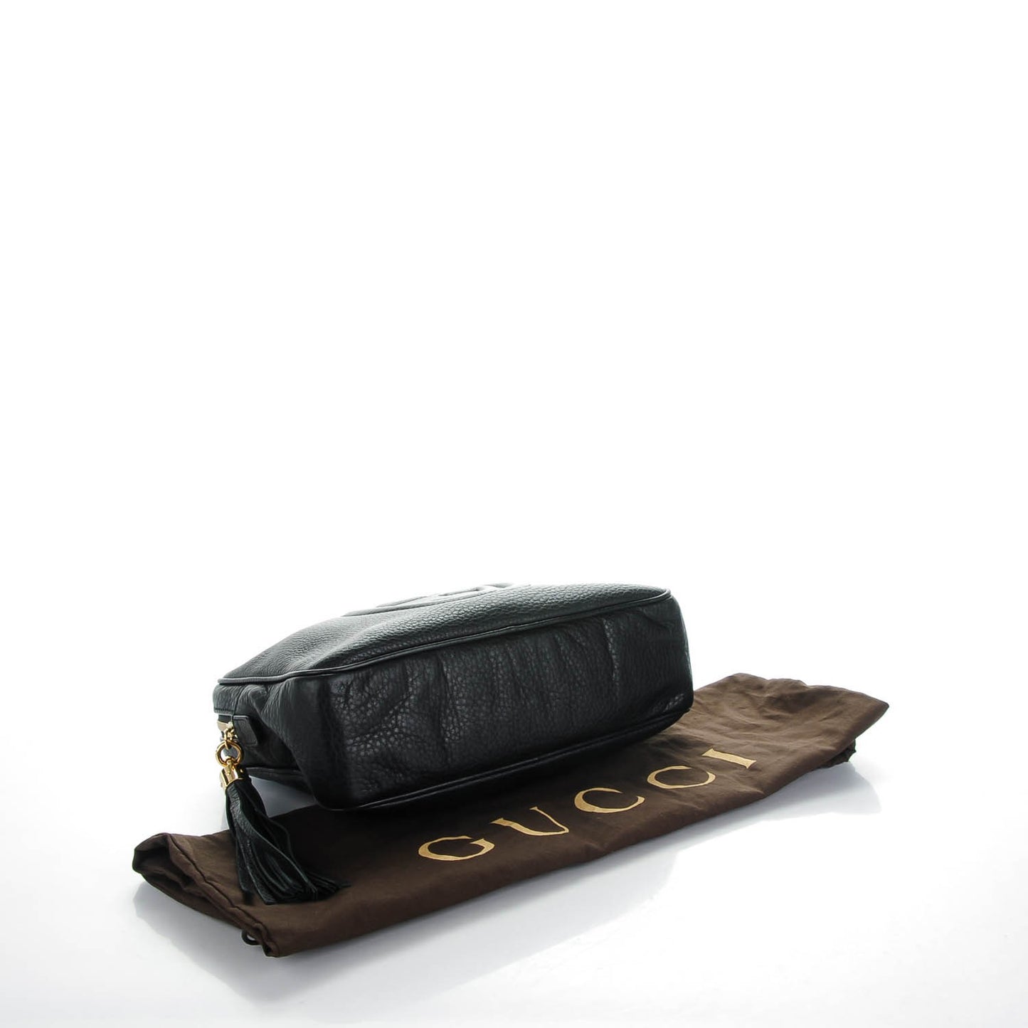 Pebbled Calfskin Small Soho Bowler Black