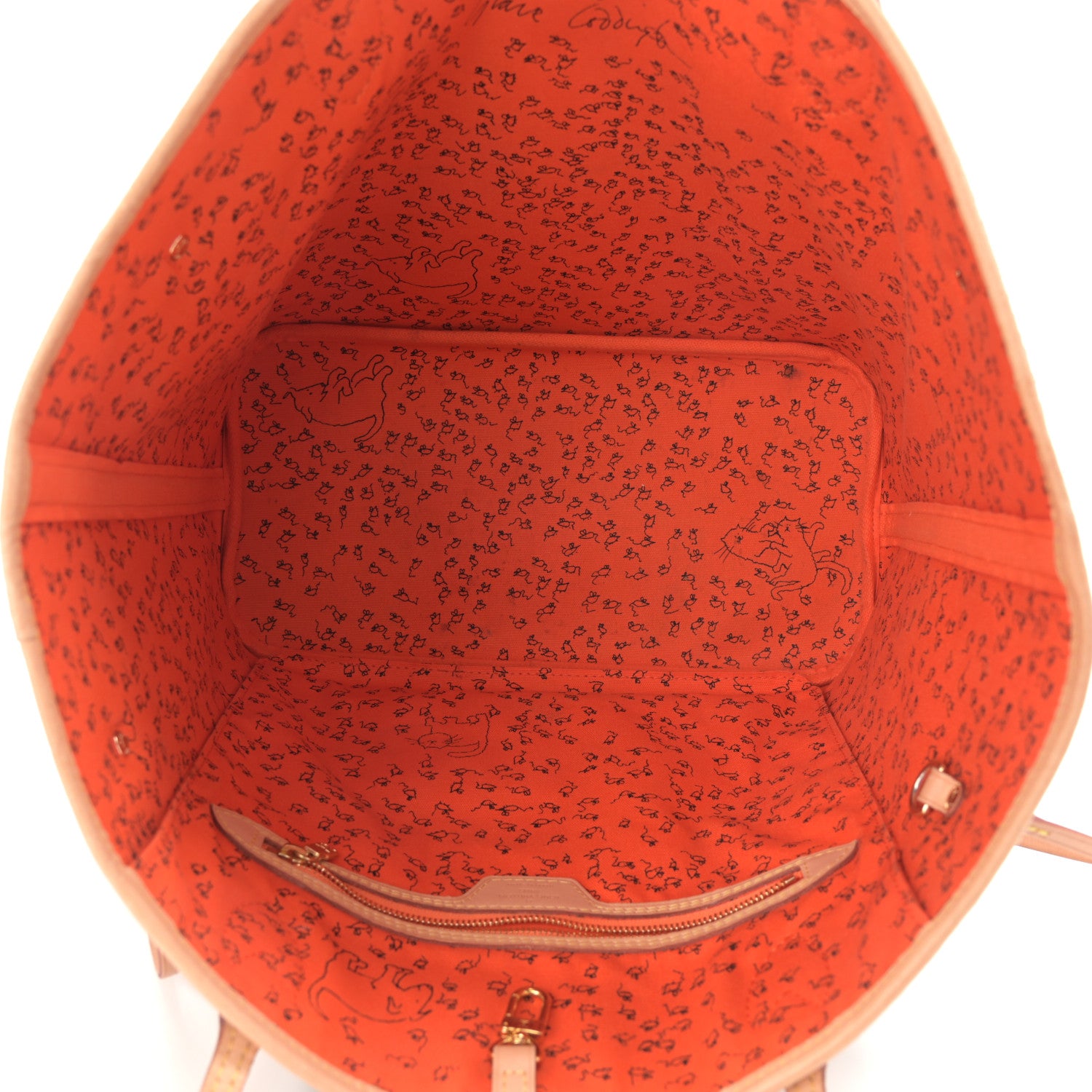 Louis Vuitton Catogram Neverfull MM Marron 5 of 12
