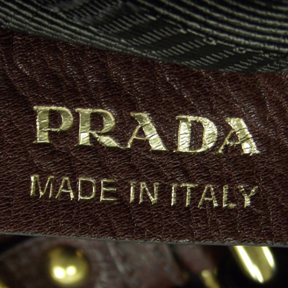 Prada Vitello Daino Hobo Etrusco 9 of 10