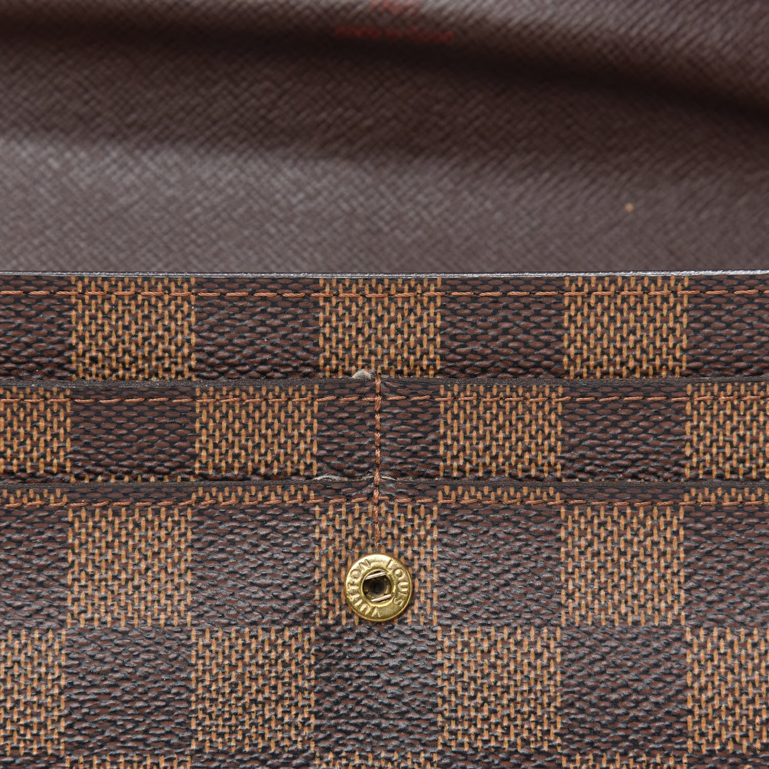 Louis Vuitton Damier Ebene Sarah Wallet 8 of 14