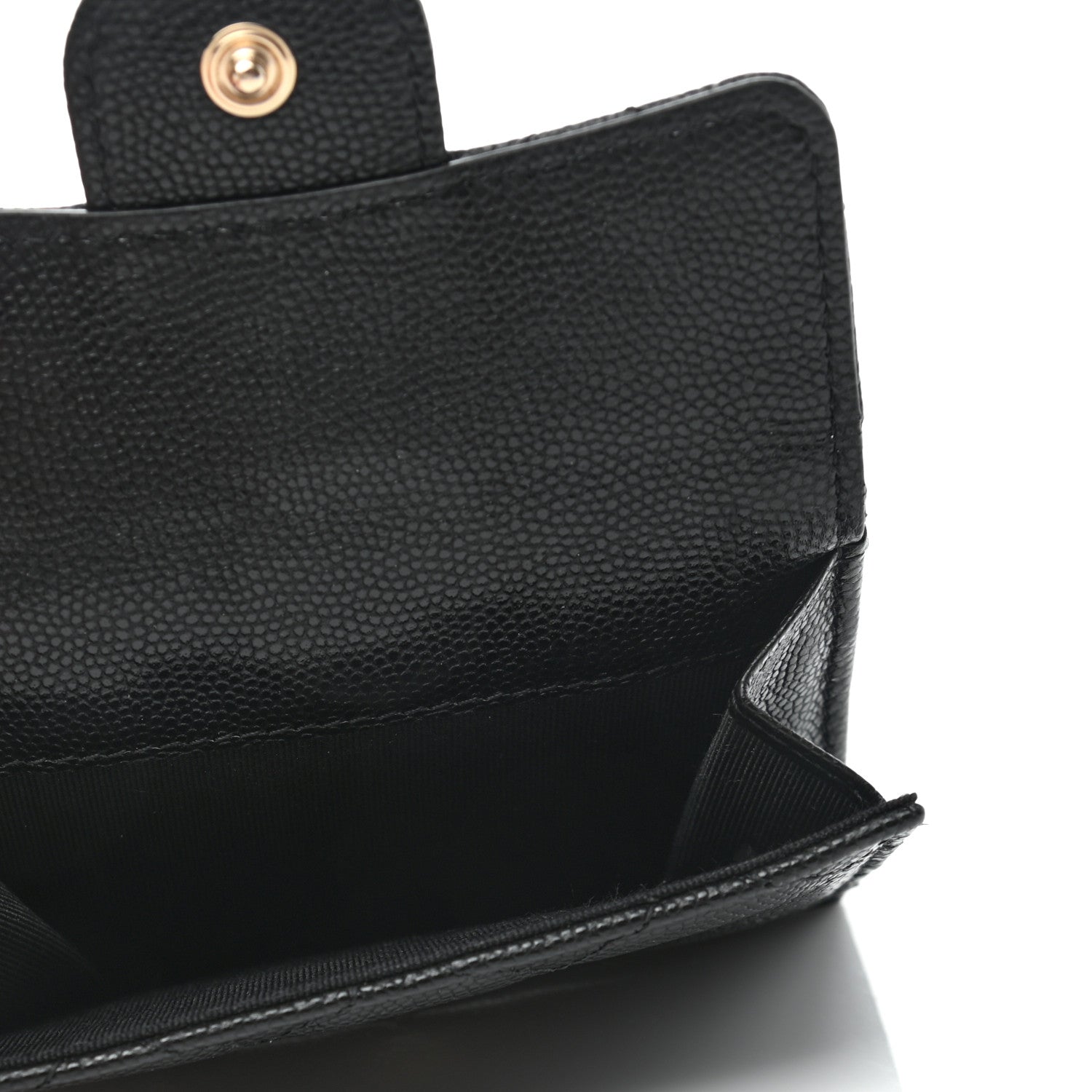 Chanel Caviar Quilted Double Flap Wallet Black 5 of 8