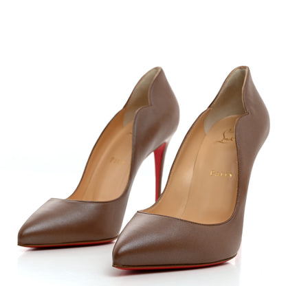 Christian Louboutin Nappa Hot Chick 100 Pumps 39 Brown 3 of 8
