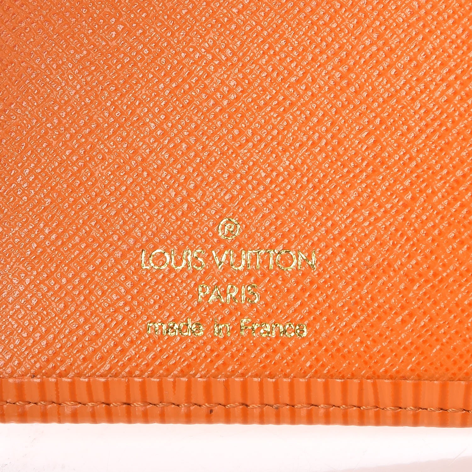 Louis Vuitton Epi French Purse Wallet Mandarin 6 of 8