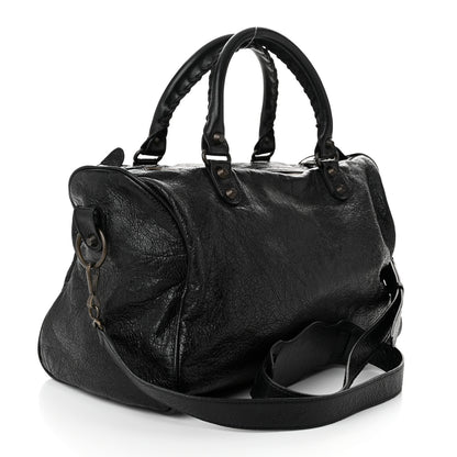 Balenciaga Agneau Classic Hardware Boston Black 4 of 12