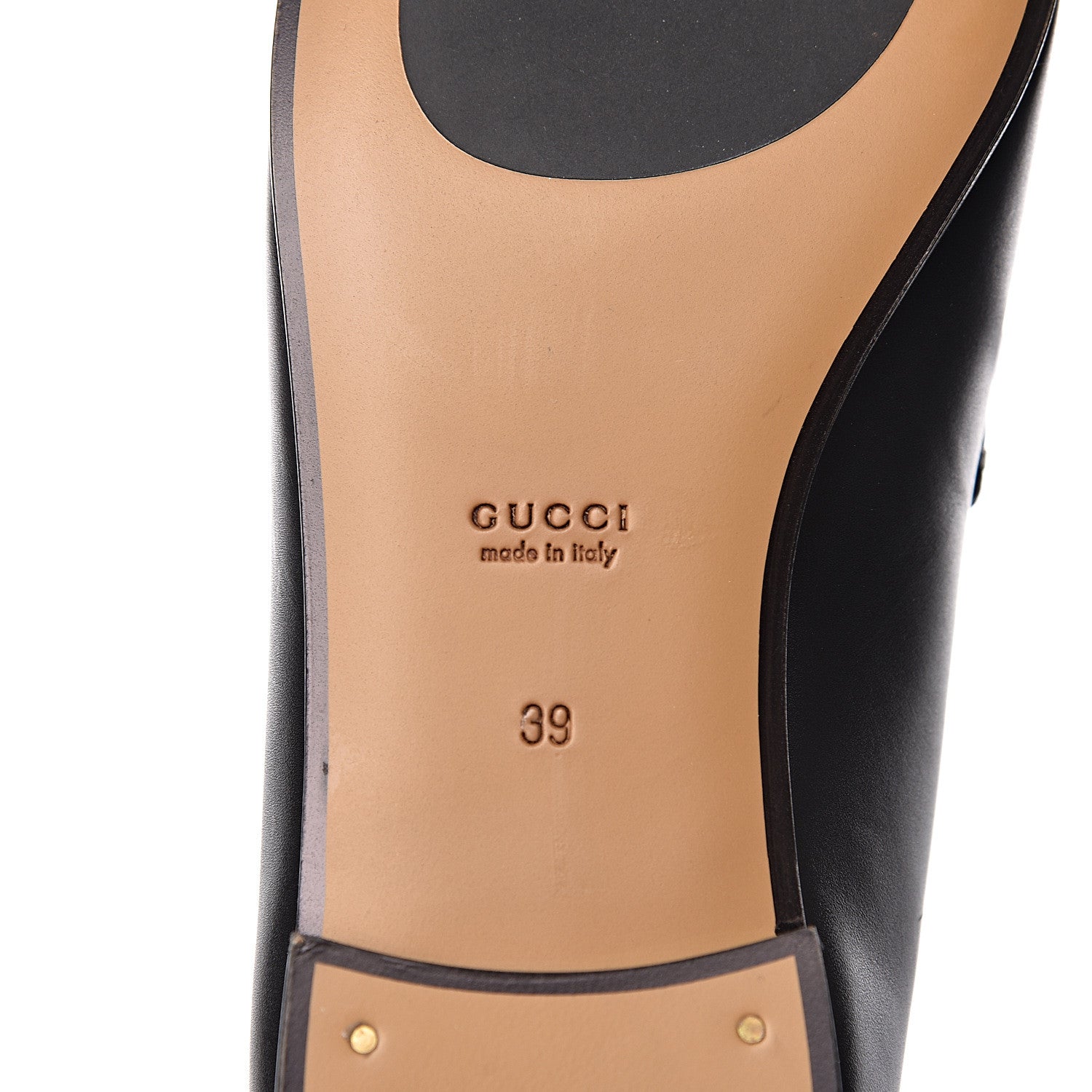 Gucci Calfskin Womens Jordaan Loafers 39 Black 6 of 9