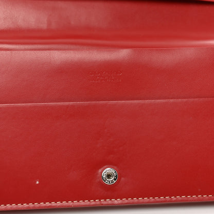 Goyard Goyardine Richelieu Wallet Red 6 of 10