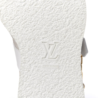 Louis Vuitton Calfskin Suede Mens Creeper Ankle Boots 7.5 White 7 of 9