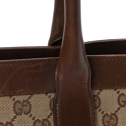Gucci Monogram Tote Brown 16 of 19
