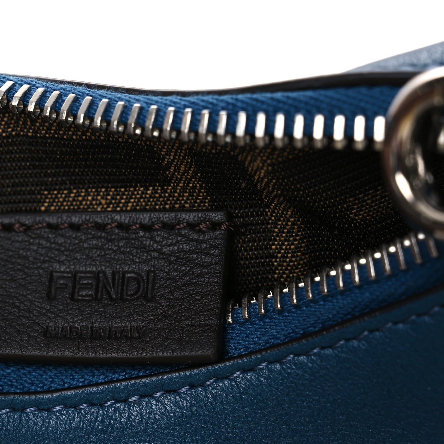 Vitello Grace Matte Nano Fendigraphy Hobo Charm Mirto