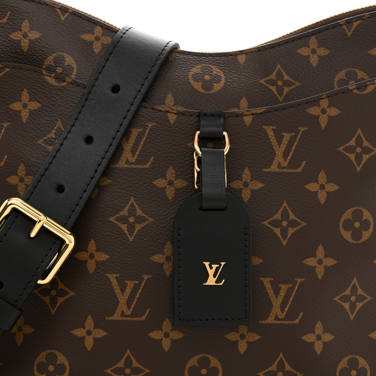 Louis Vuitton Monogram Odeon MM Black 7 of 9