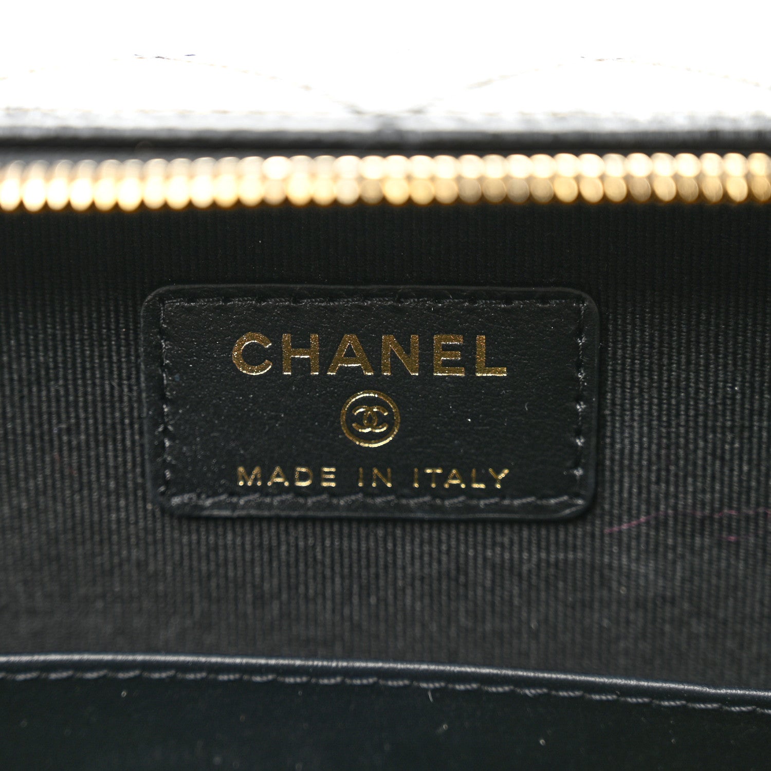 Chanel Caviar Quilted Top Handle Vanity With Chain Black 6 of 10