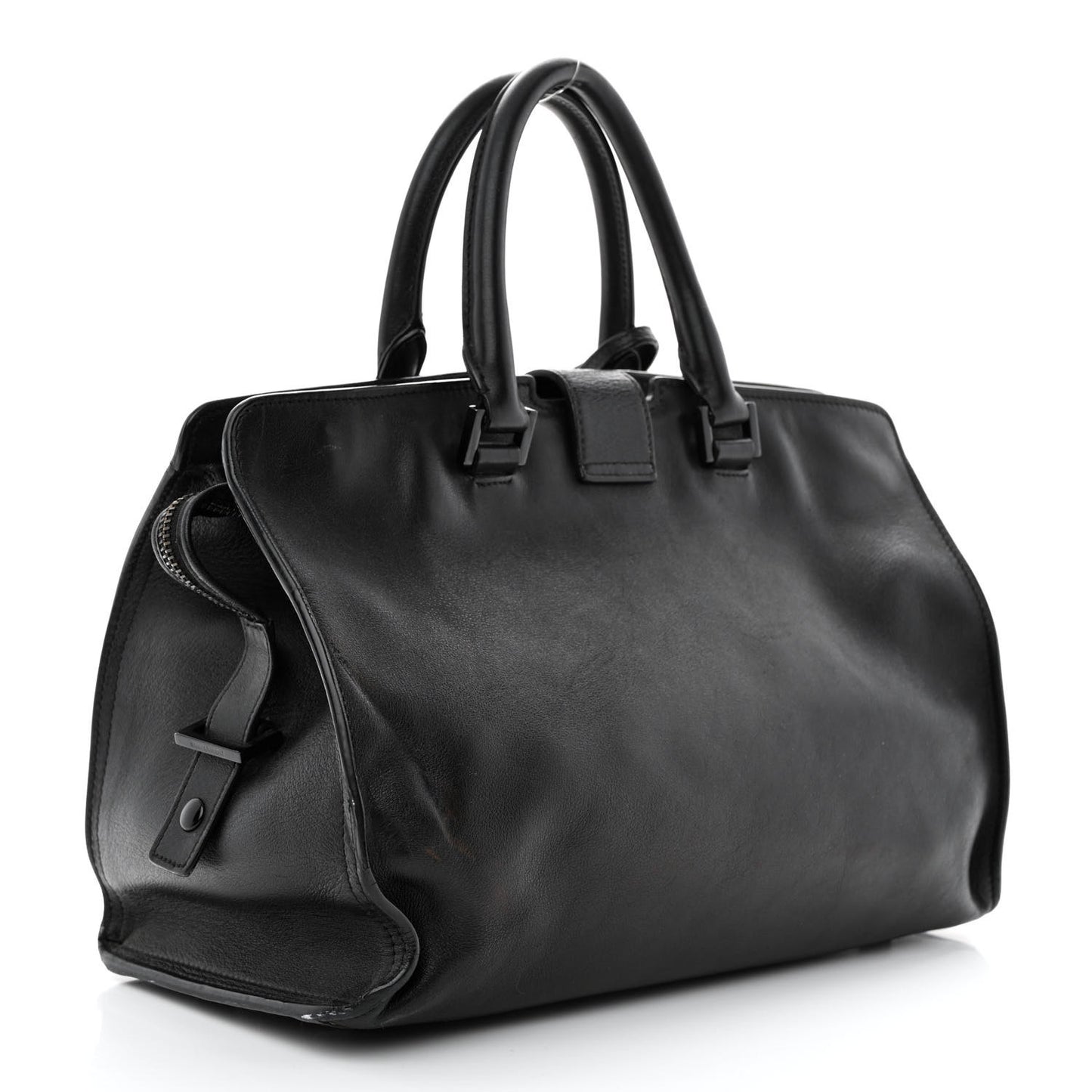 Calfskin Small Monogram Cabas Black