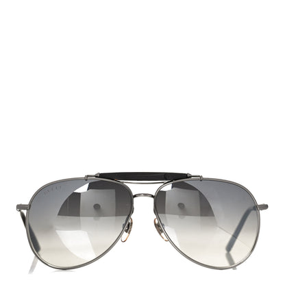 Gucci Bamboo Aviator GG 2235/S Sunglasses Gray Gunmetal 2 of 5