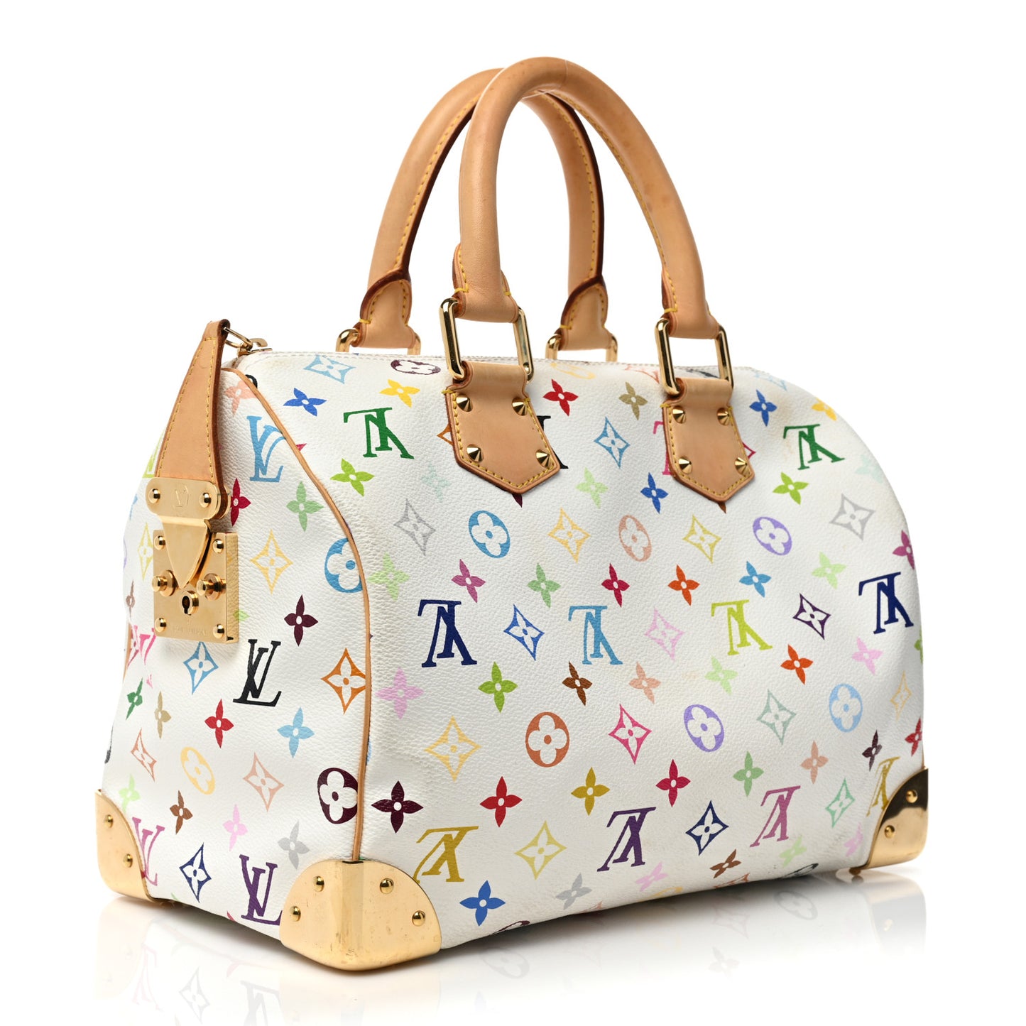 Monogram Multicolor Speedy 30 White
