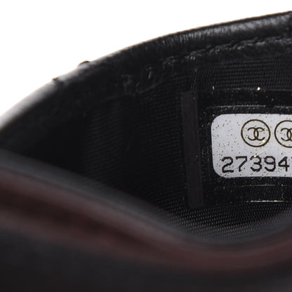 Chanel Lambskin Quilted Card Holder Black 8 of 9