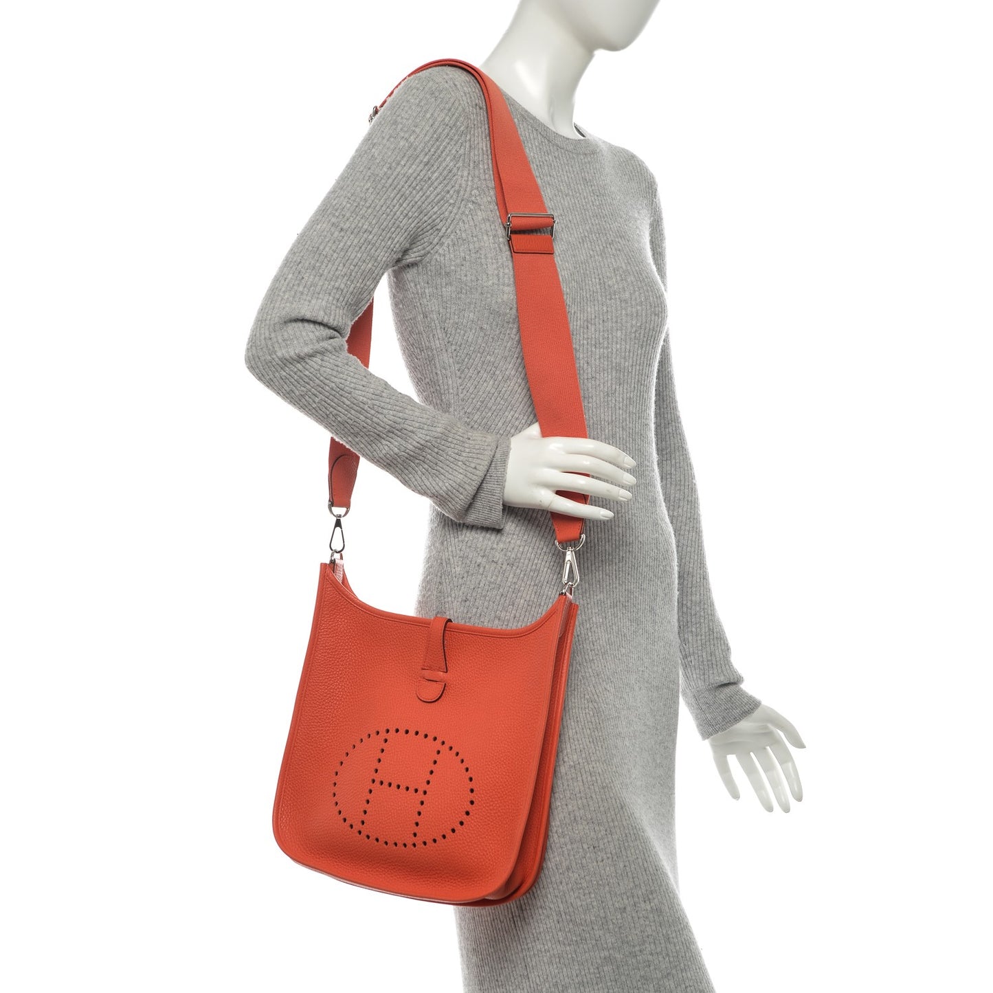 Taurillon Clemence Evelyne III PM Orange Poppy