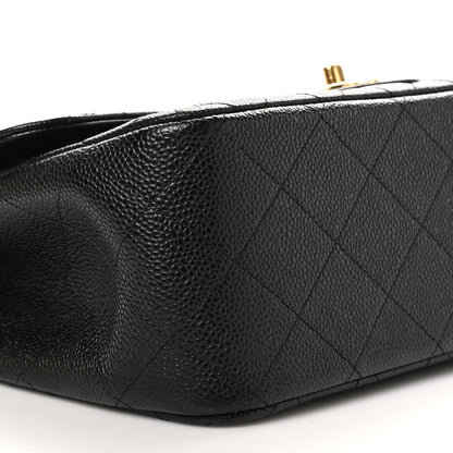 Chanel Caviar Quilted Jumbo Double Flap Black 9 of 12