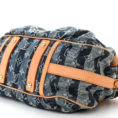 Louis Vuitton Denim Raye Porte Epaule MM 12 of 14