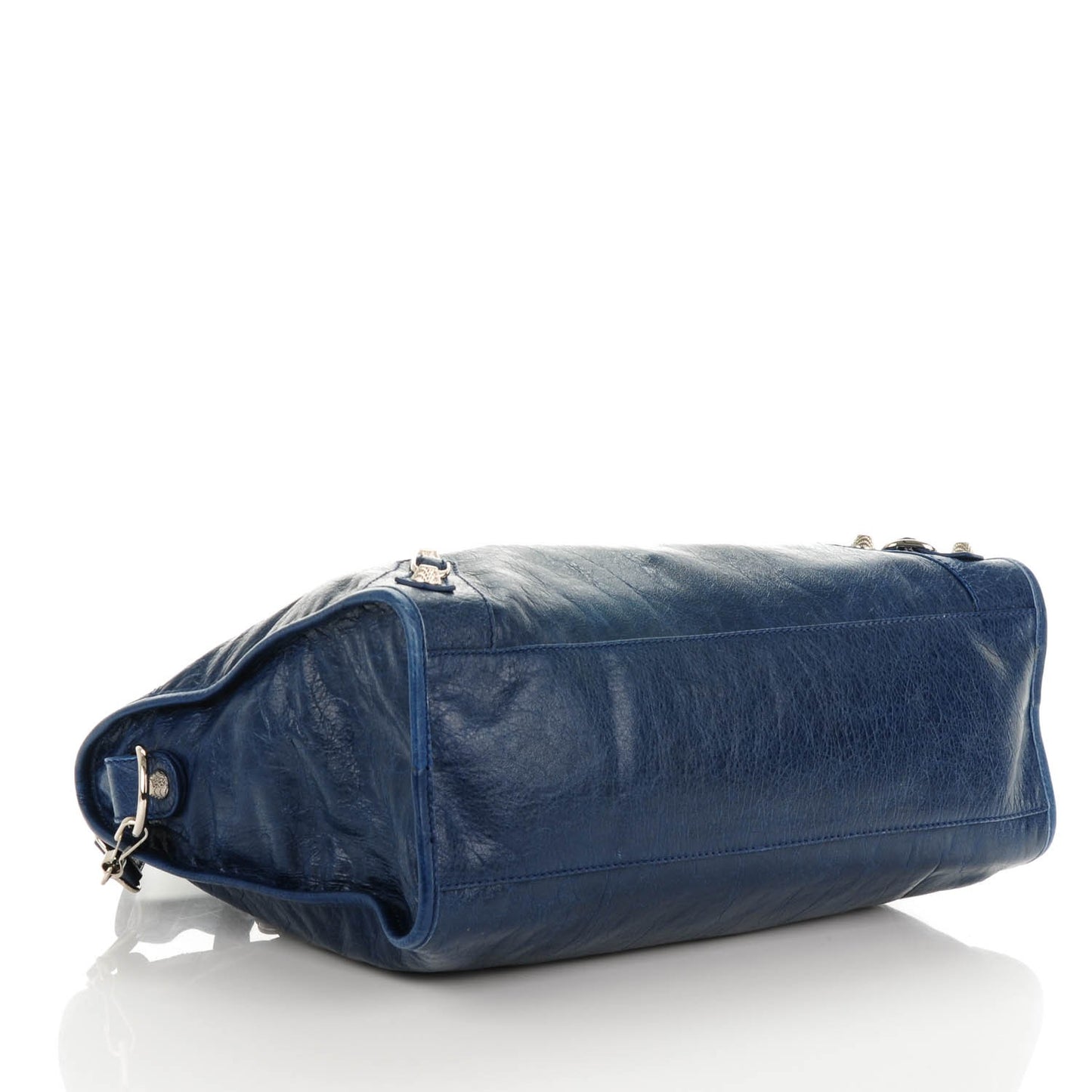 Agneau Giant 12 Silver Hardware City Bleu Mineral Light Bleu Mineral