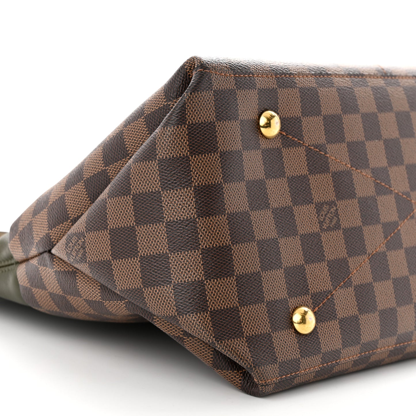 Damier Ebene Calfskin Maida Khaki