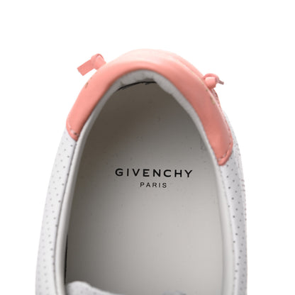 Givenchy Calfskin Perforated Womens Urban Street Sneakers 36 White Pink 8 of 11